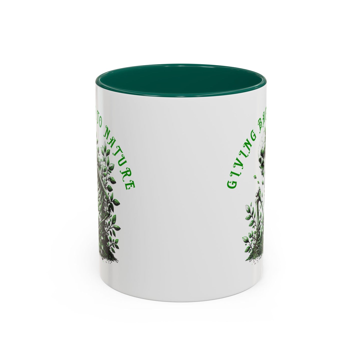 Skeleton Coffee Mug – "Giving Back to Nature"