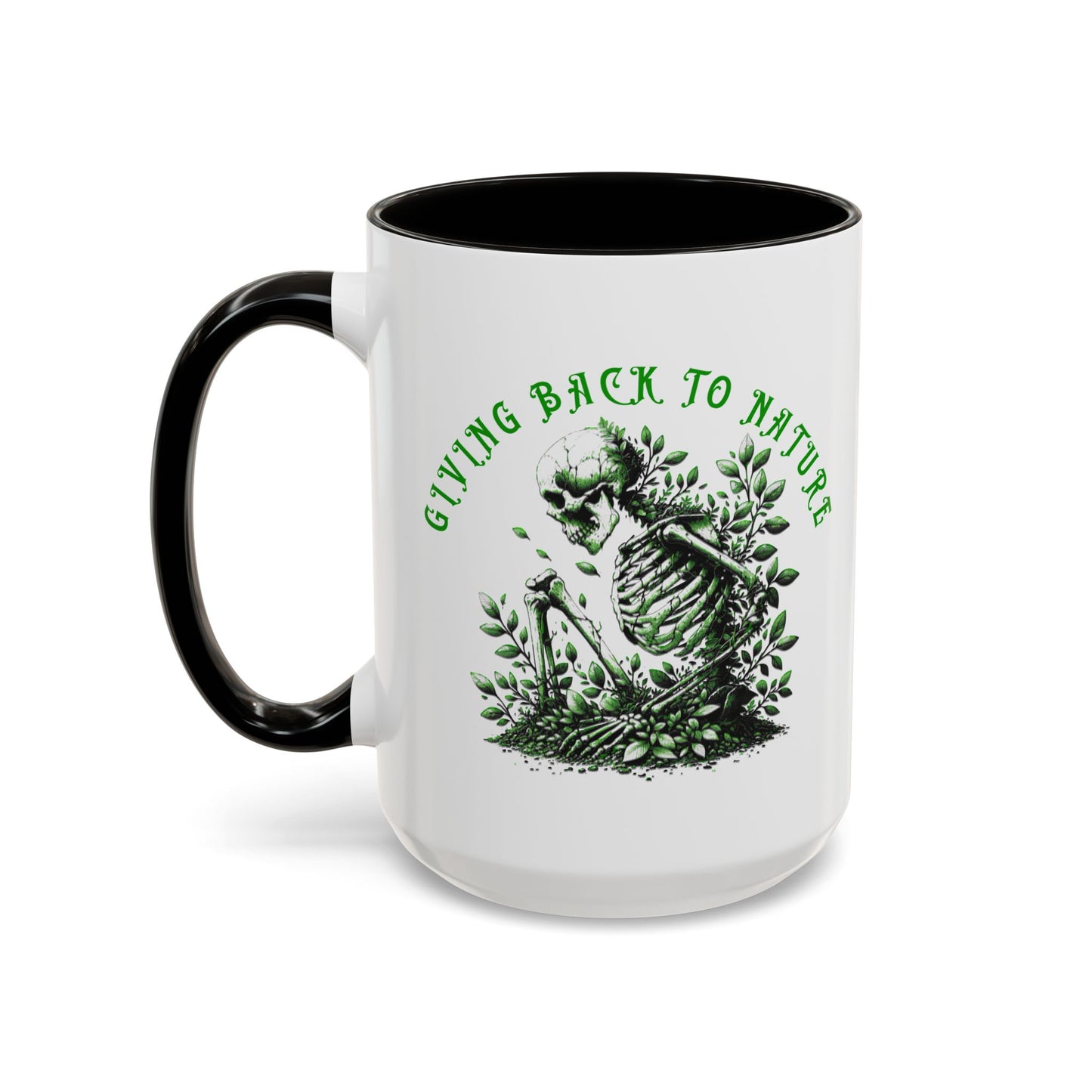 Skeleton Coffee Mug – "Giving Back to Nature"