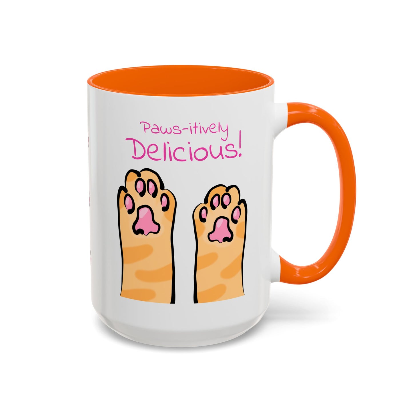 Paws-itively Delicious Cat Paw Ceramic Mug