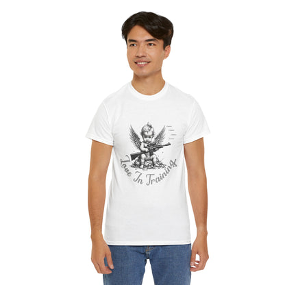 Love in Training Cupid Sniper Graphic Tee