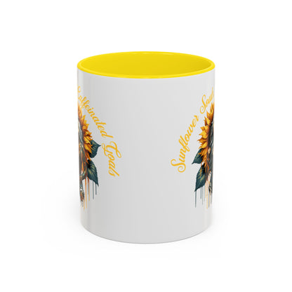 Sunflower Girl Tattoo Coffee Mug