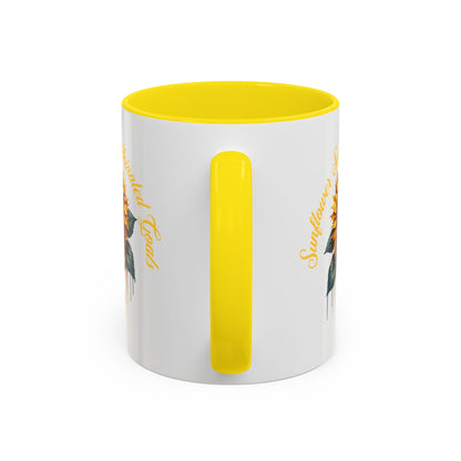 Sunflower Girl Tattoo Coffee Mug