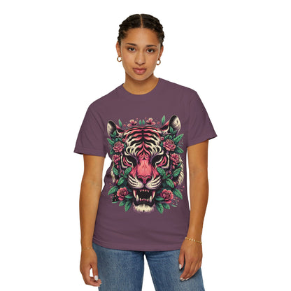 Tiger & Flowers Graphic Tee