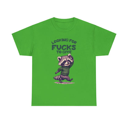 Looking for Fucks to Give Raccoon T-Shirt