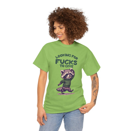 Looking for Fucks to Give Raccoon T-Shirt