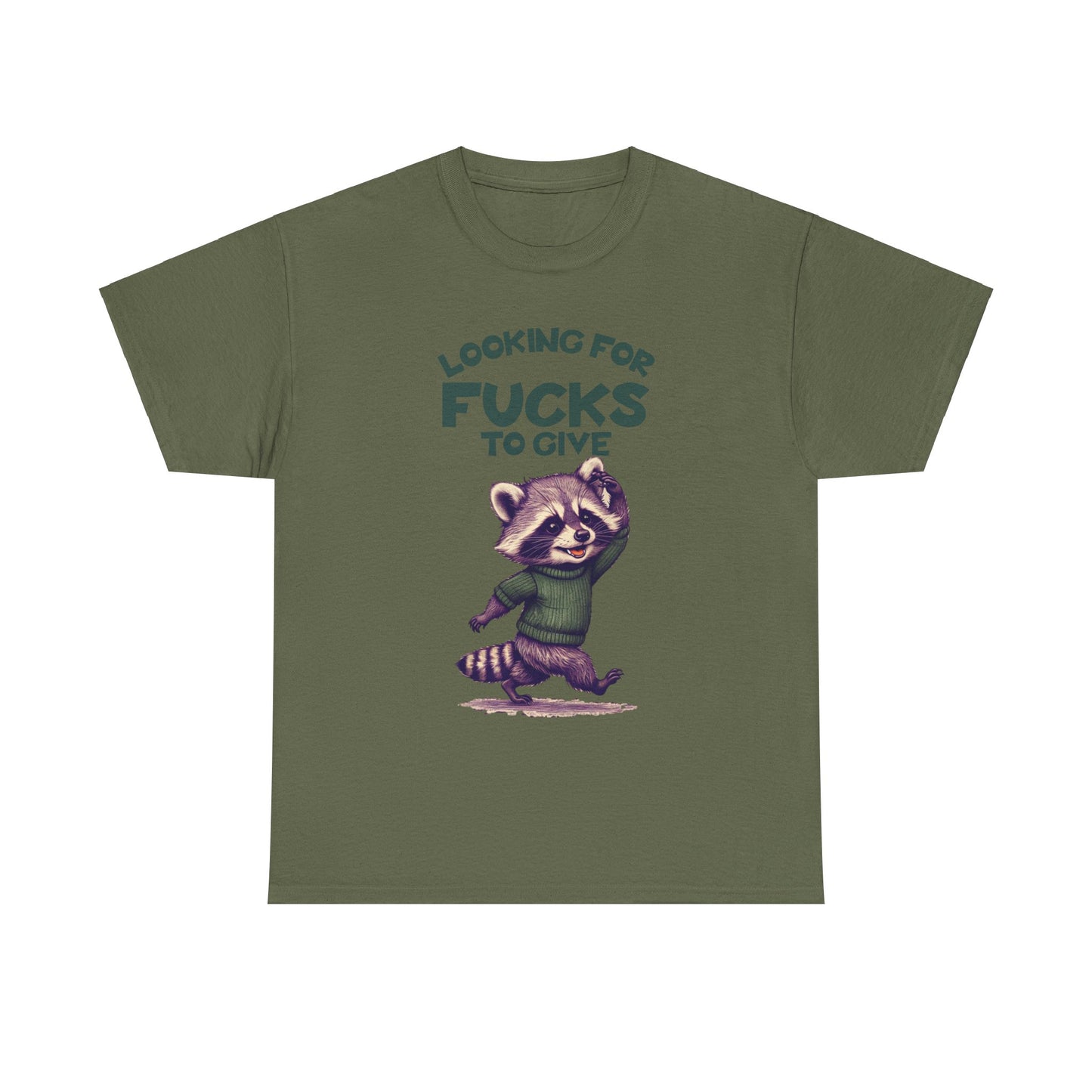 Looking for Fucks to Give Raccoon T-Shirt