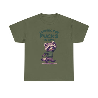 Looking for Fucks to Give Raccoon T-Shirt