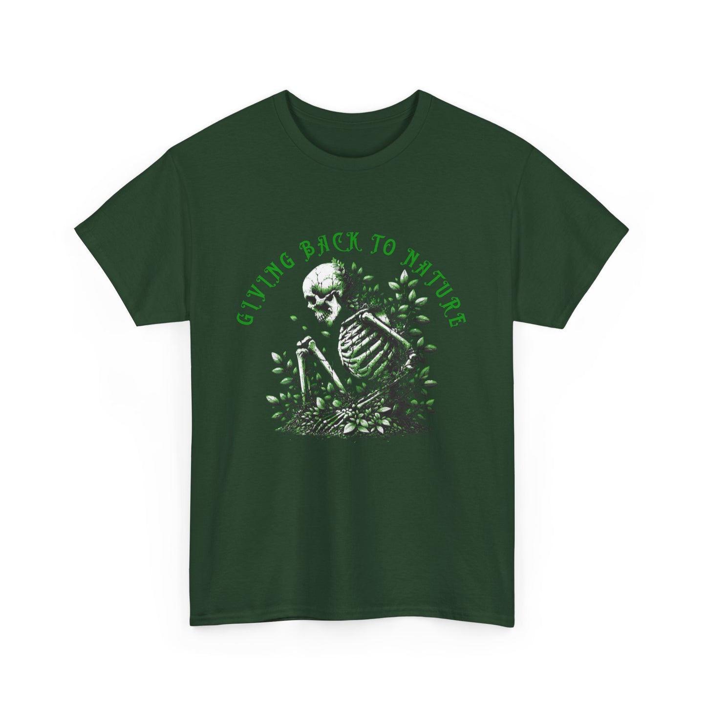 Giving Back to Nature" Skeleton T-Shirt