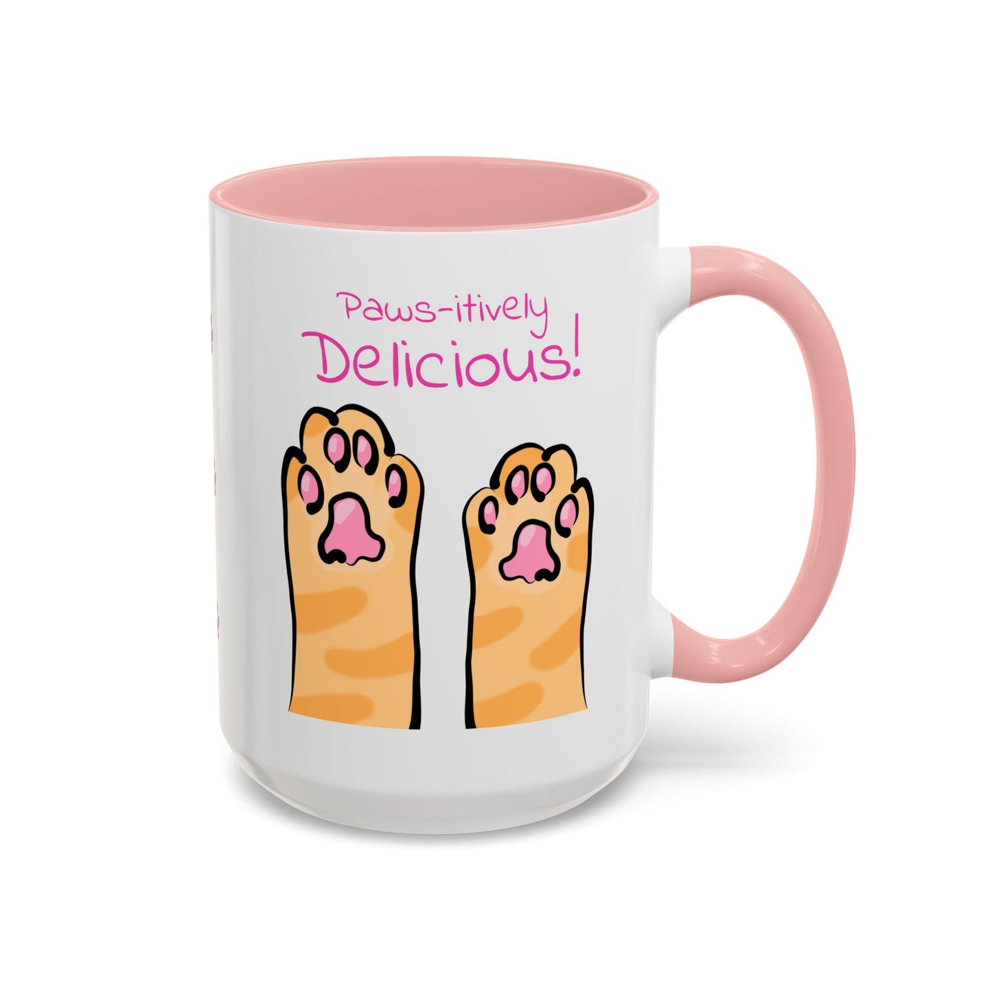 Paws-itively Delicious Cat Paw Ceramic Mug