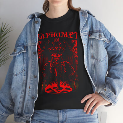 Baphomet Pentacle Dark Occult Streetwear Graphic Tee