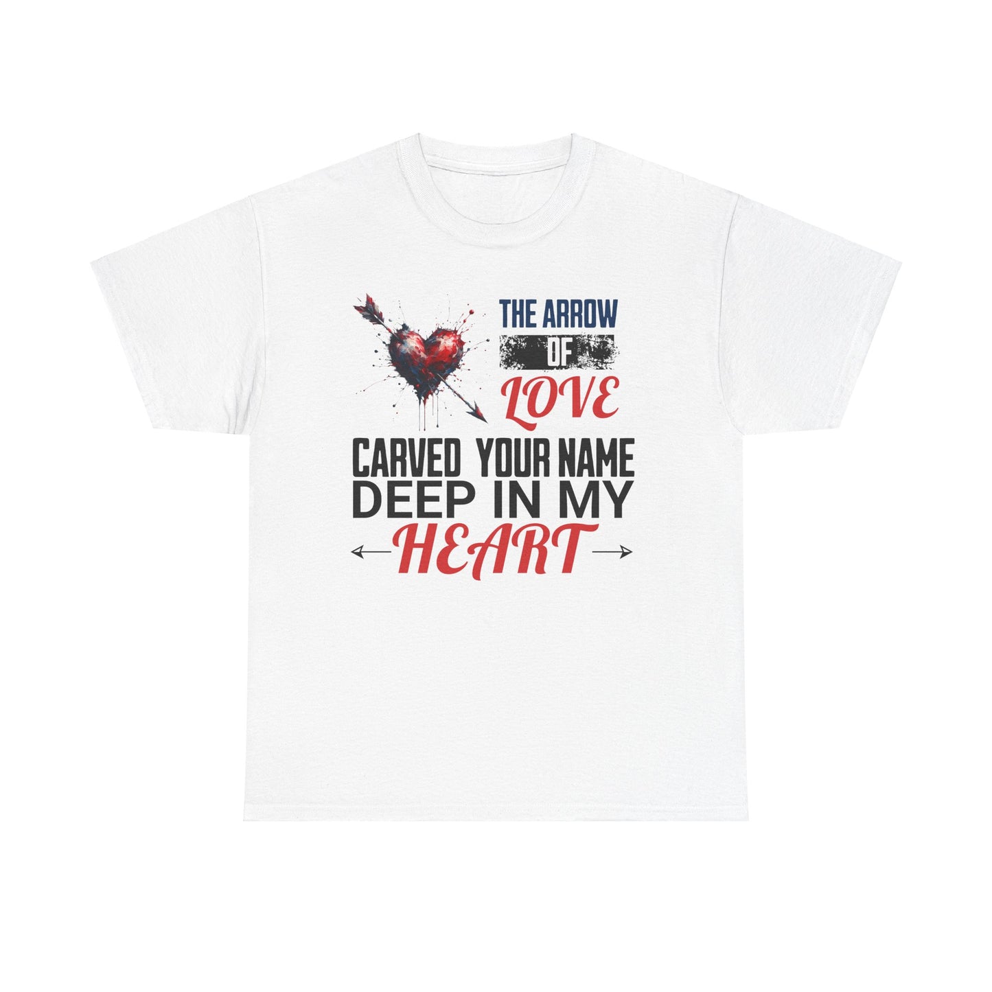 Pierced Heart Watercolor Tee – Wear Your Love with Edge