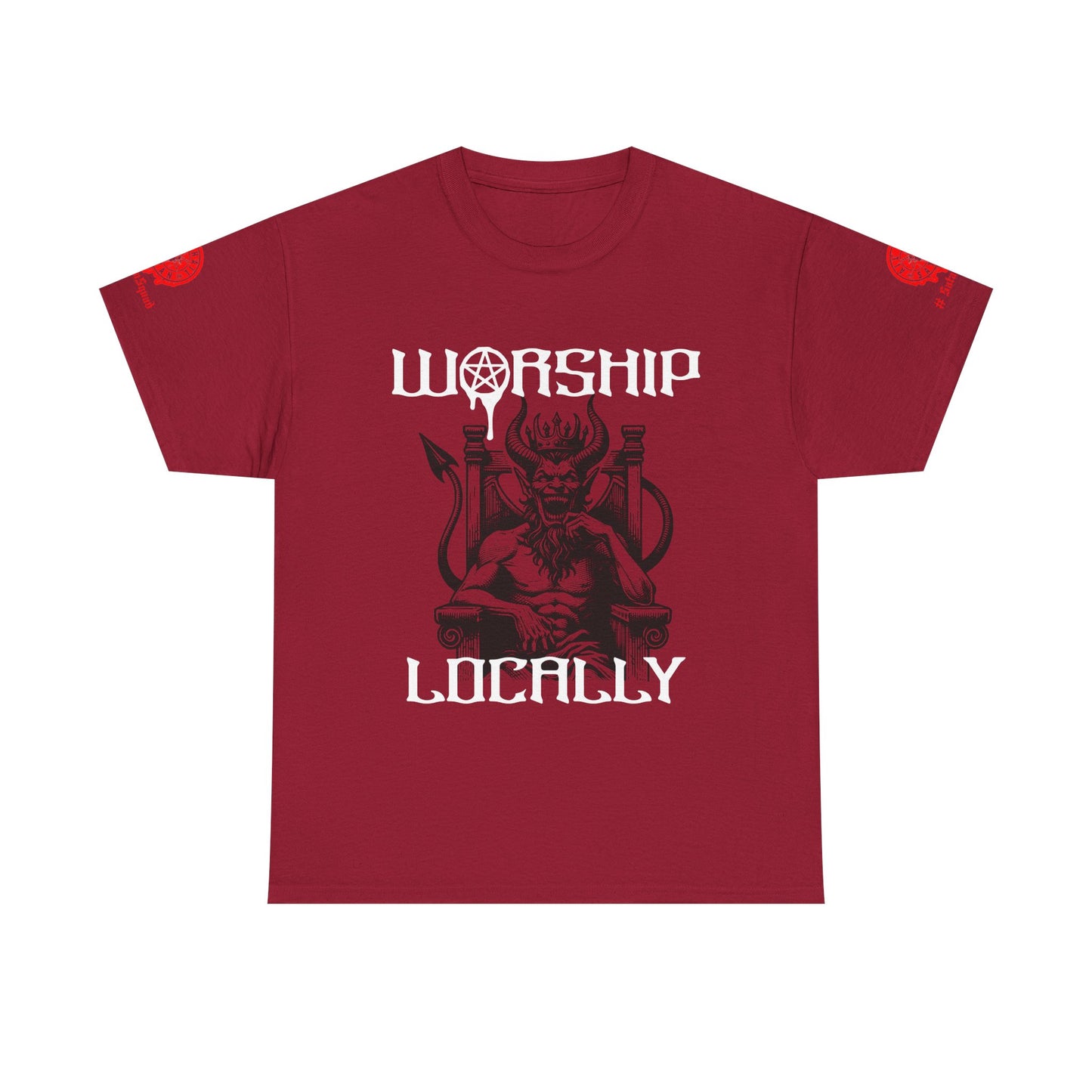 "Worship Locally"  Gothic & Satanic Graphic Tee