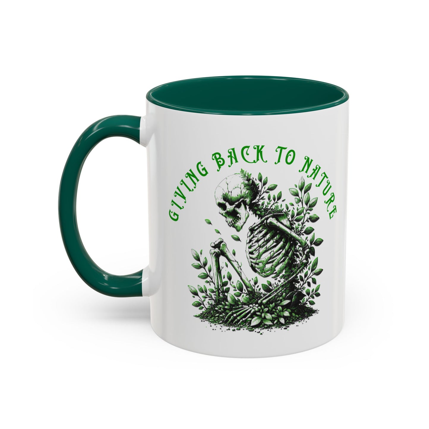 Skeleton Coffee Mug – "Giving Back to Nature"